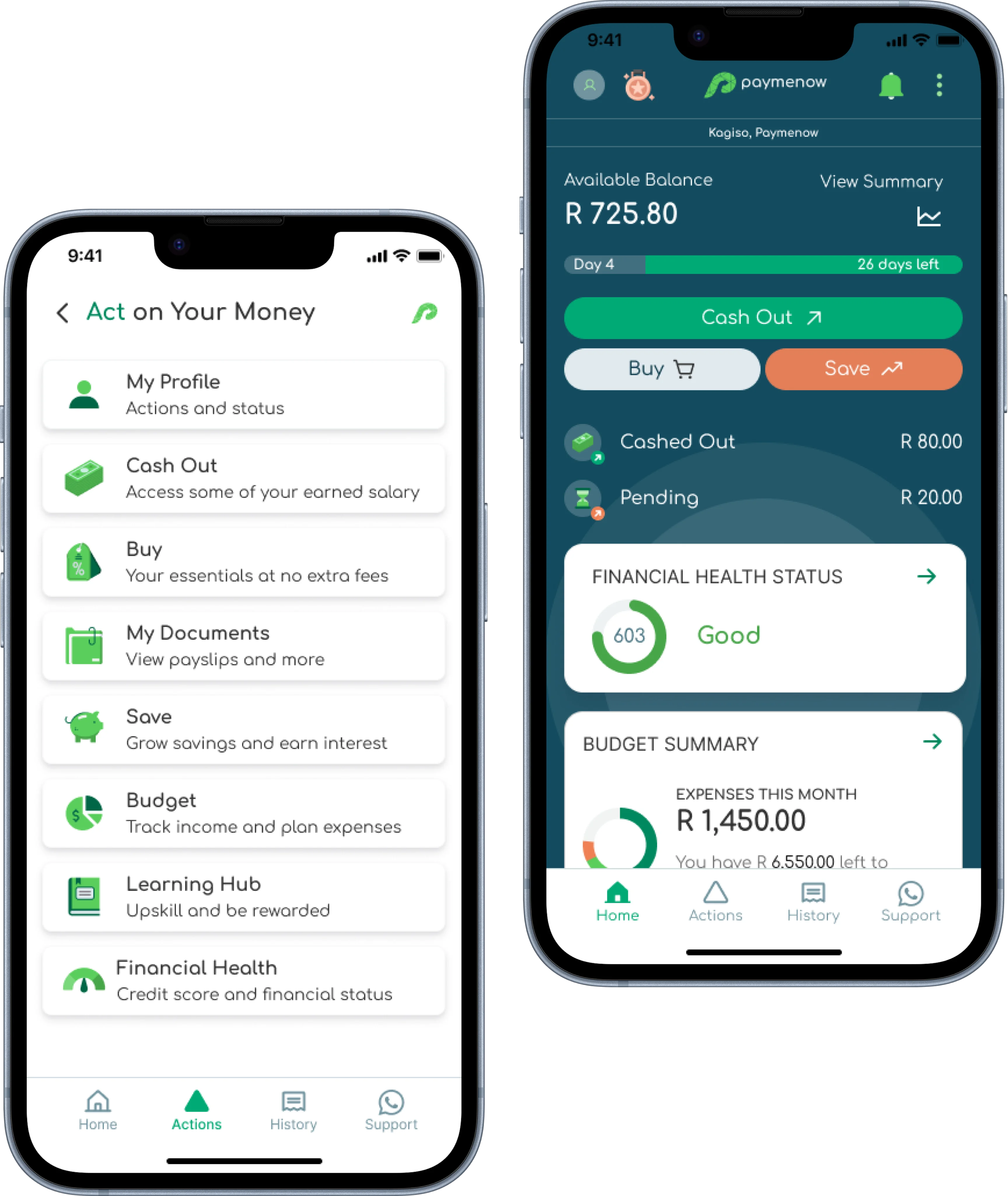Paymenow App Phone Mockup
